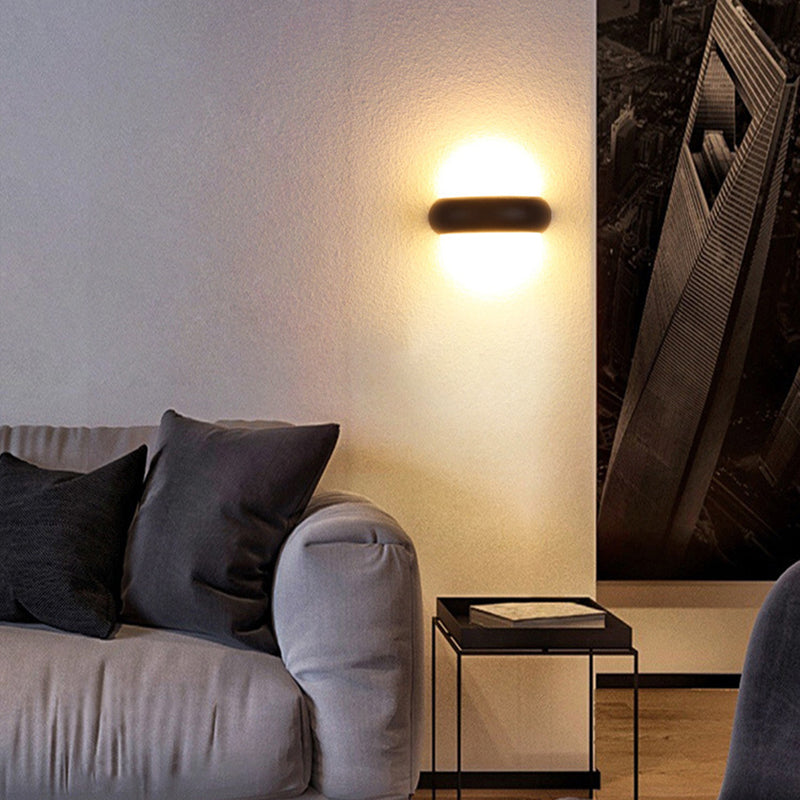 Round Aluminum Patio Outdoor Light