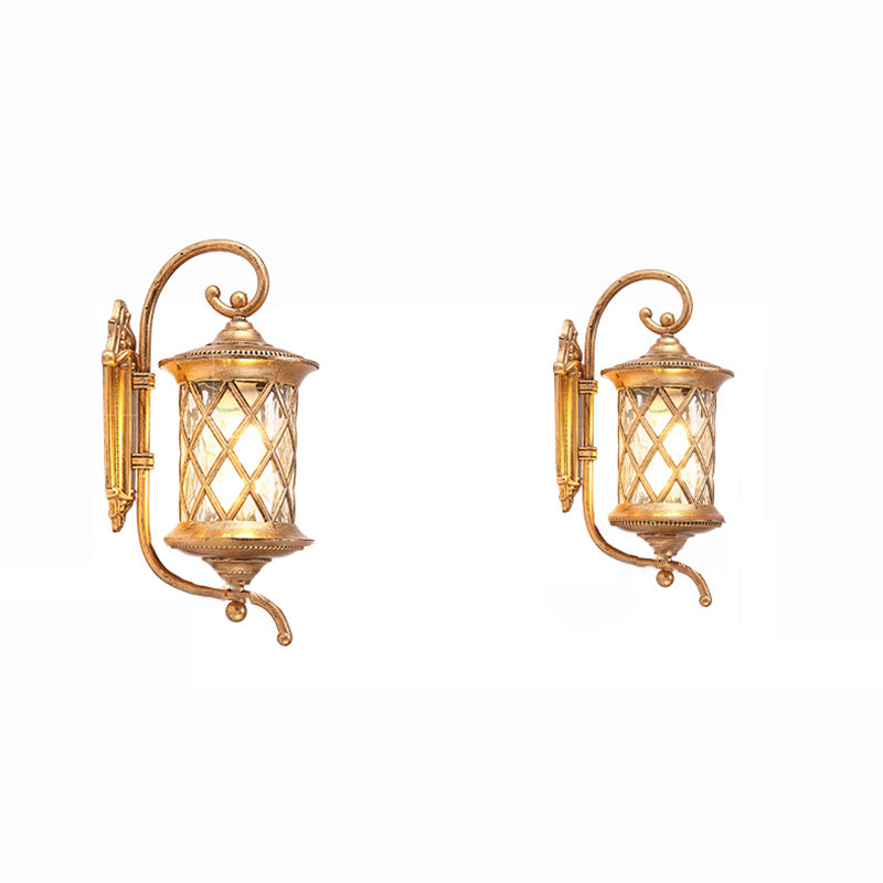 Aluminum Frame Water Ripple Outdoor Light