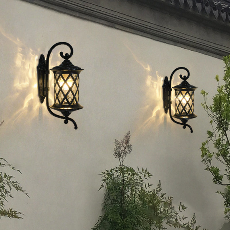 Aluminum Frame Water Ripple Outdoor Light