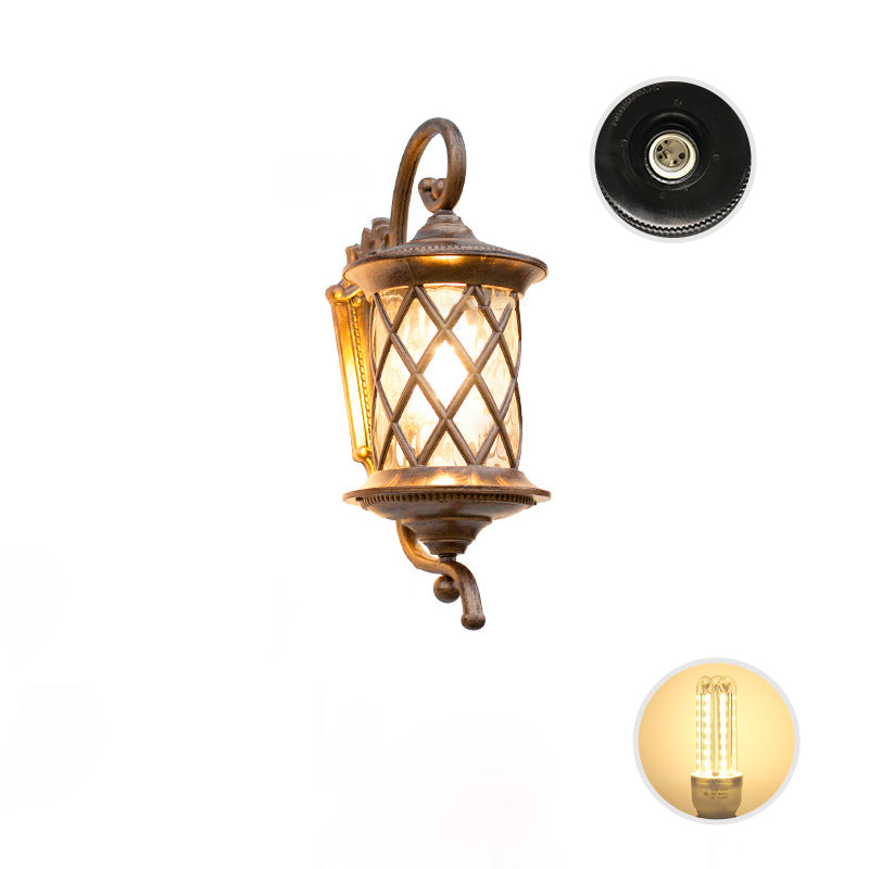 Aluminum Frame Water Ripple Outdoor Light