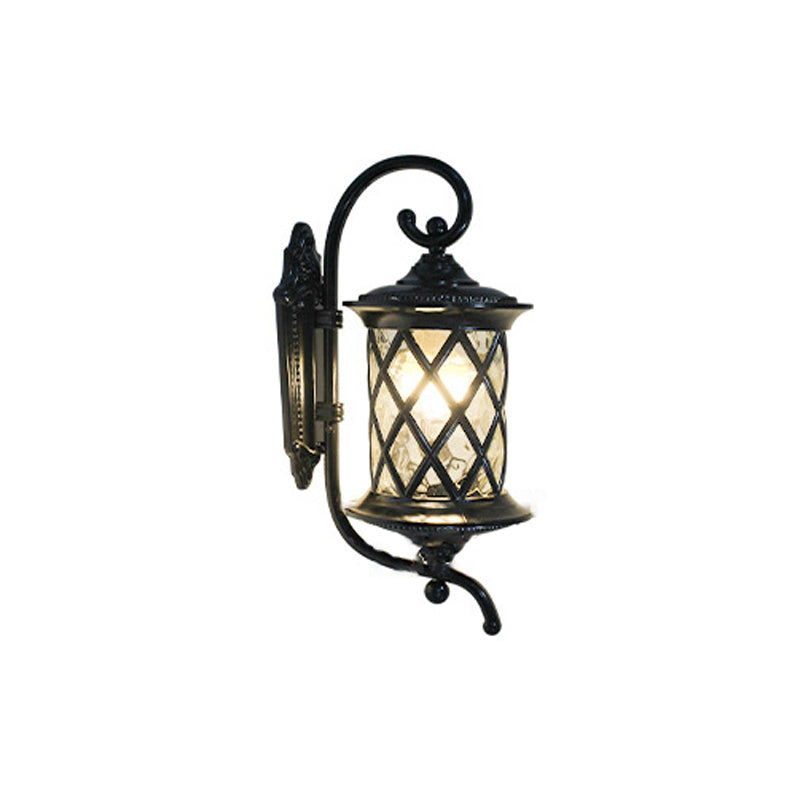 Aluminum Frame Water Ripple Outdoor Light