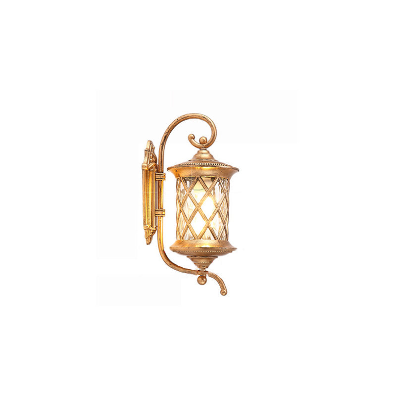 Aluminum Frame Water Ripple Outdoor Light
