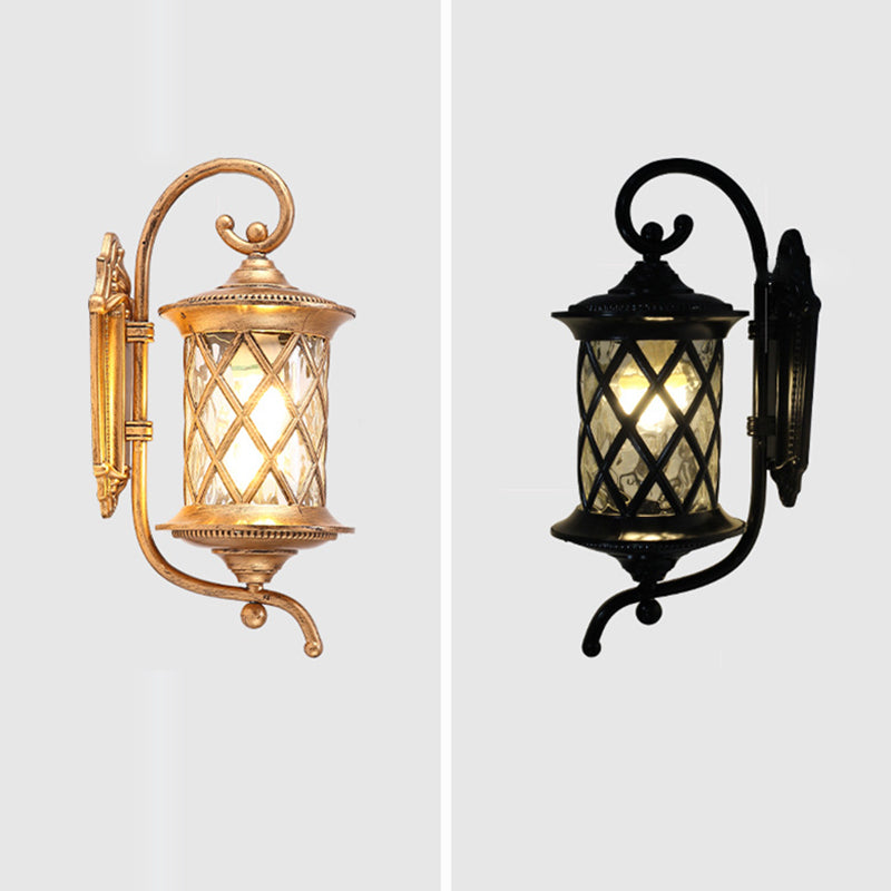 Aluminum Frame Water Ripple Outdoor Light