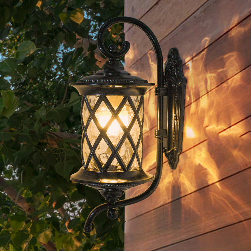 Aluminum Frame Water Ripple Outdoor Light