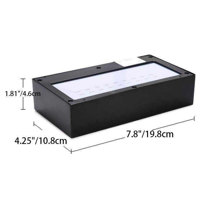 Rectangular Aluminum Up Down Outdoor Light