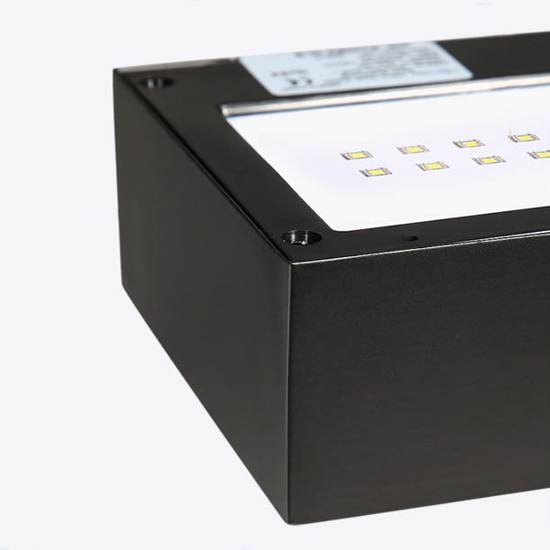 Rectangular Aluminum Up Down Outdoor Light