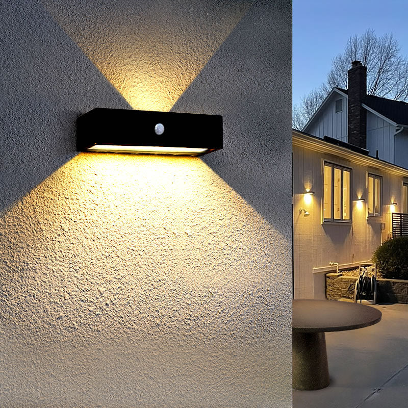 Rectangular Aluminum Up Down Outdoor Light