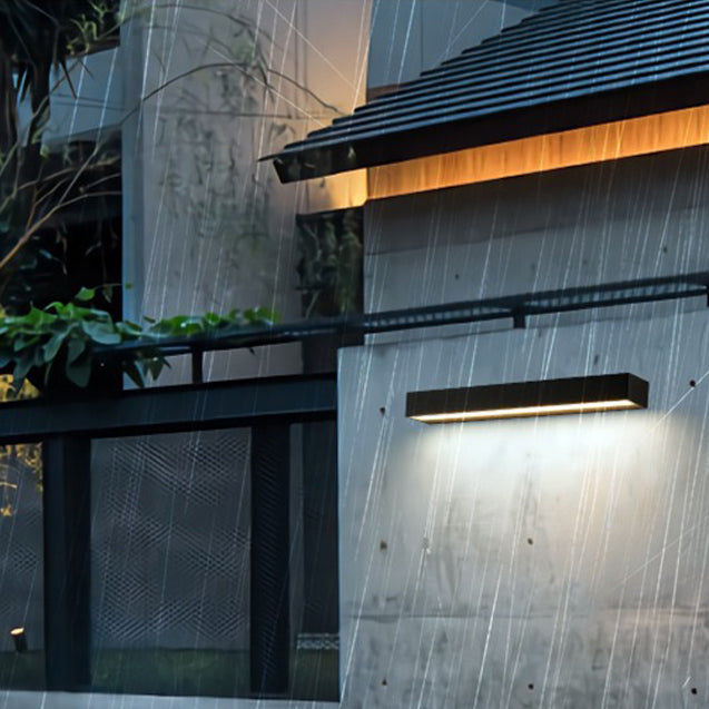 Aluminum Long Strip Patio Outdoor Light