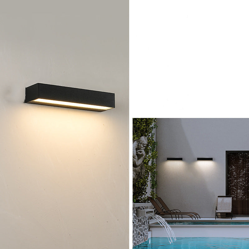 Aluminum Long Strip Patio Outdoor Light
