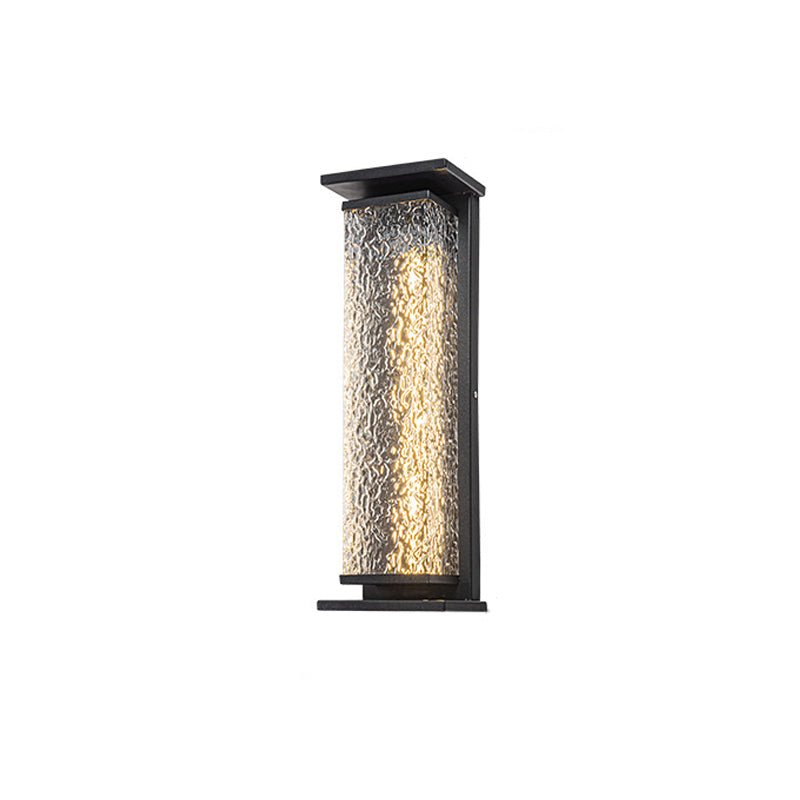 Stainless Steel Crack Cuboid Outdoor Light