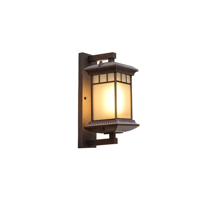 Aluminum Glass Column Garden Outdoor Light