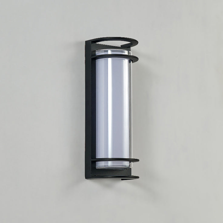 Aluminum Acrylic Cylinder Patio Outdoor Light