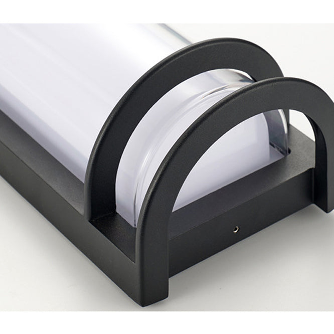 Aluminum Acrylic Cylinder Patio Outdoor Light