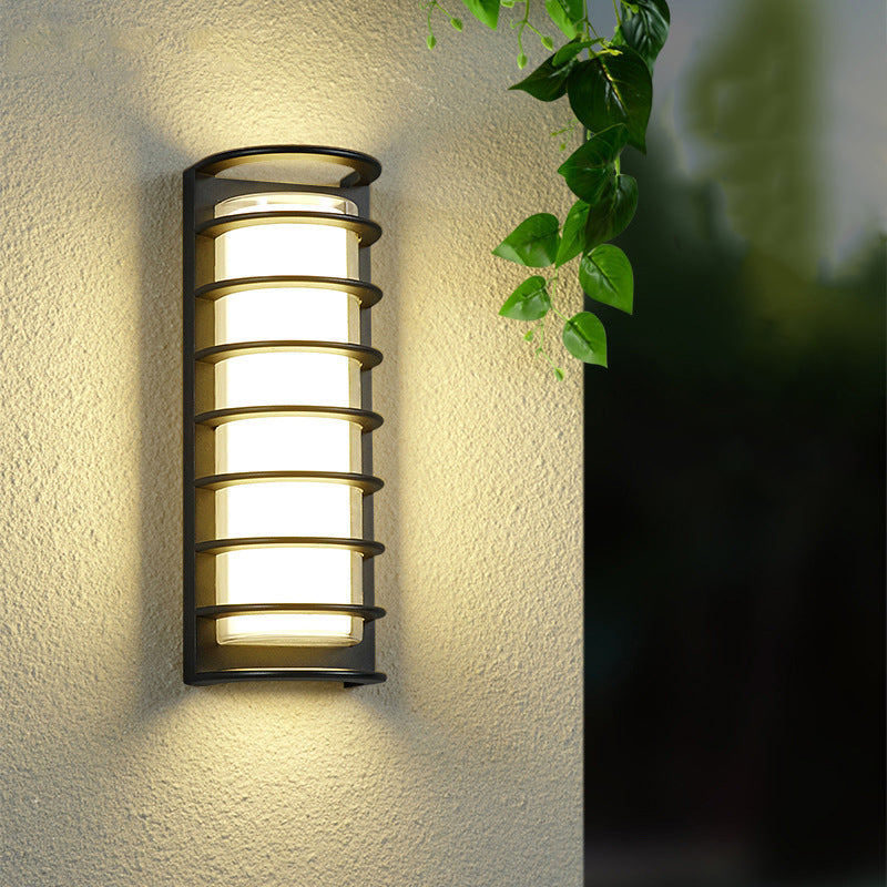 Aluminum Acrylic Cylinder Patio Outdoor Light