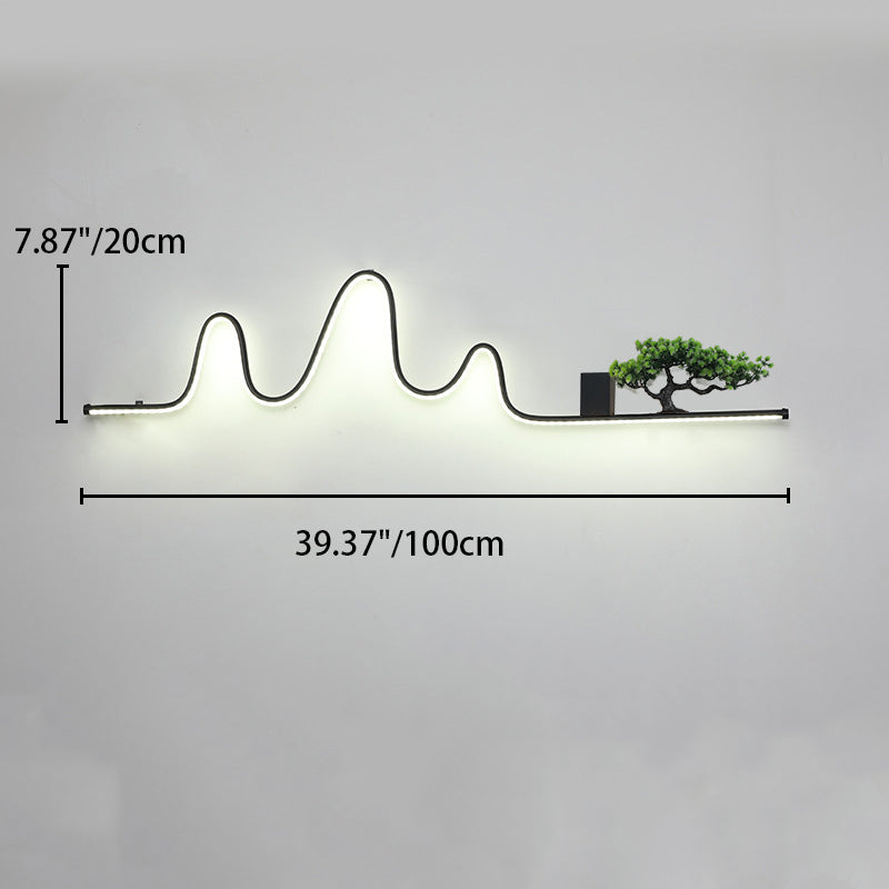 Aluminum Arc Linear PVC Outdoor Light