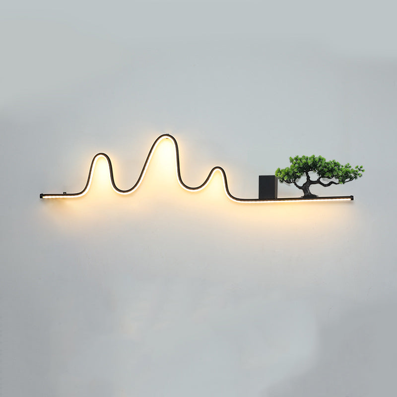 Aluminum Arc Linear PVC Outdoor Light