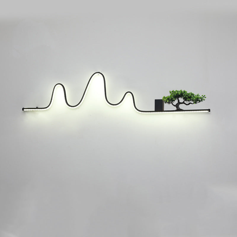 Aluminum Arc Linear PVC Outdoor Light