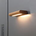 Solid Wood Rectangular Patio Outdoor Light