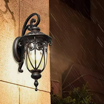 Antique Bronze Aluminum Glass Outdoor Light