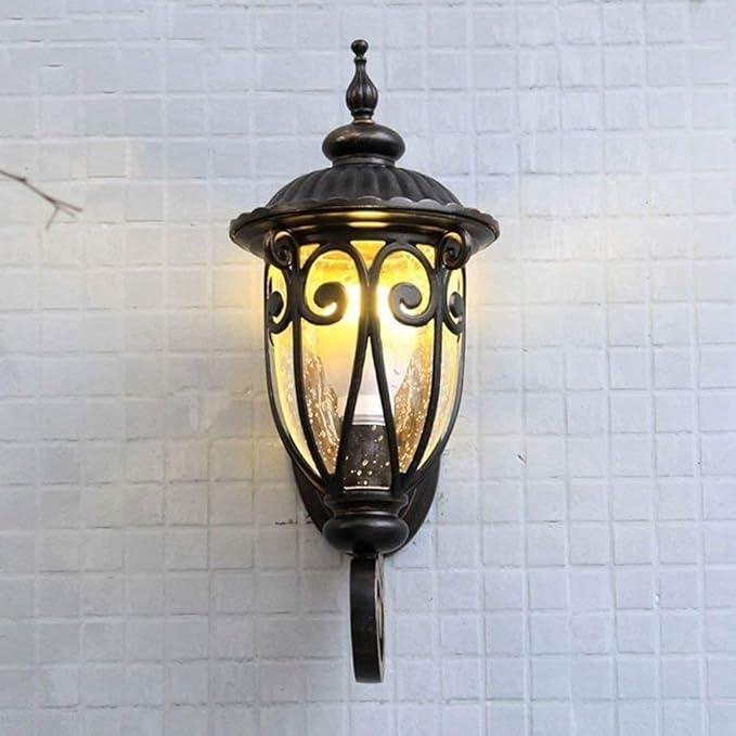 Antique Bronze Aluminum Glass Outdoor Light