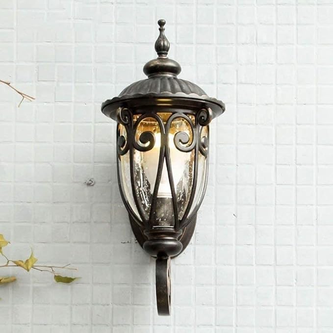 Antique Bronze Aluminum Glass Outdoor Light