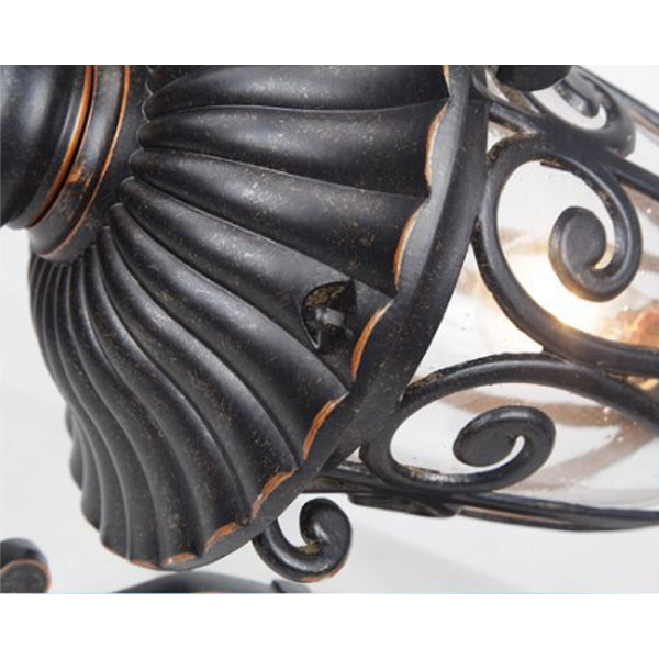 Antique Bronze Aluminum Glass Outdoor Light