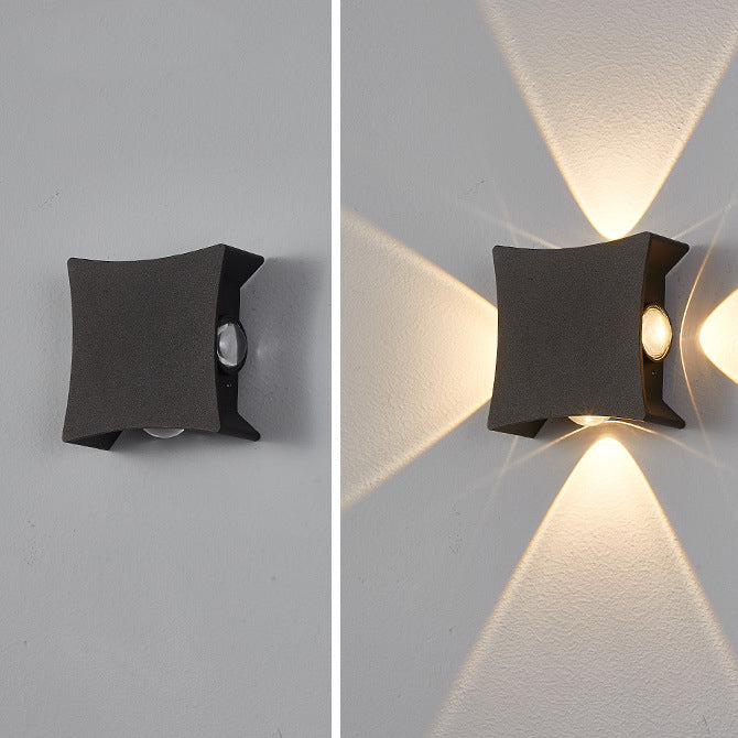 Aluminum Square Garden Outdoor Light