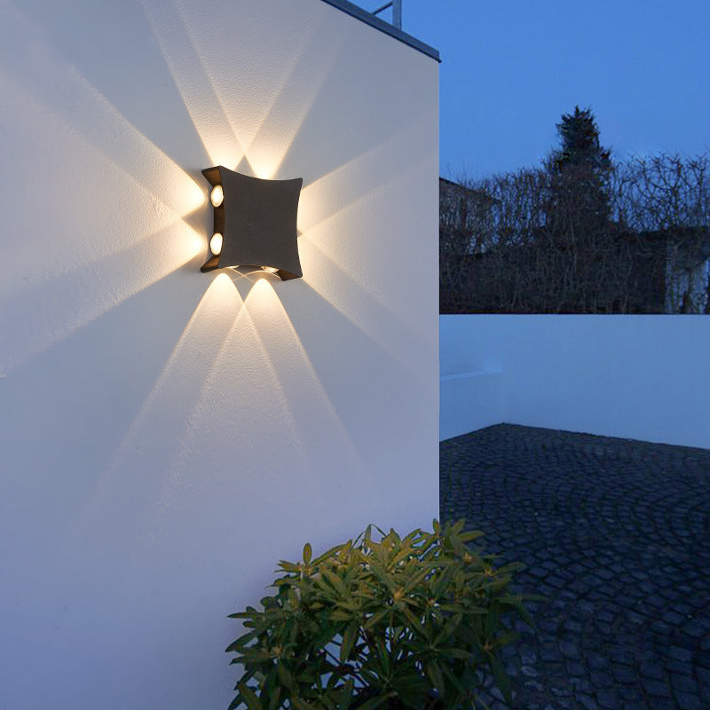 Aluminum Square Garden Outdoor Light