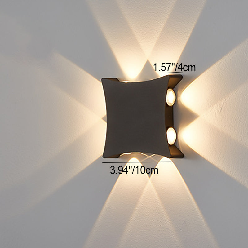 Aluminum Square Garden Outdoor Light