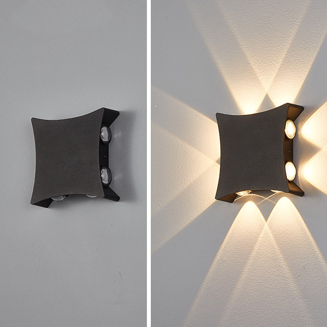 Aluminum Square Garden Outdoor Light