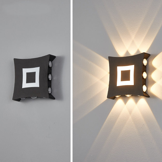 Aluminum Square Garden Outdoor Light