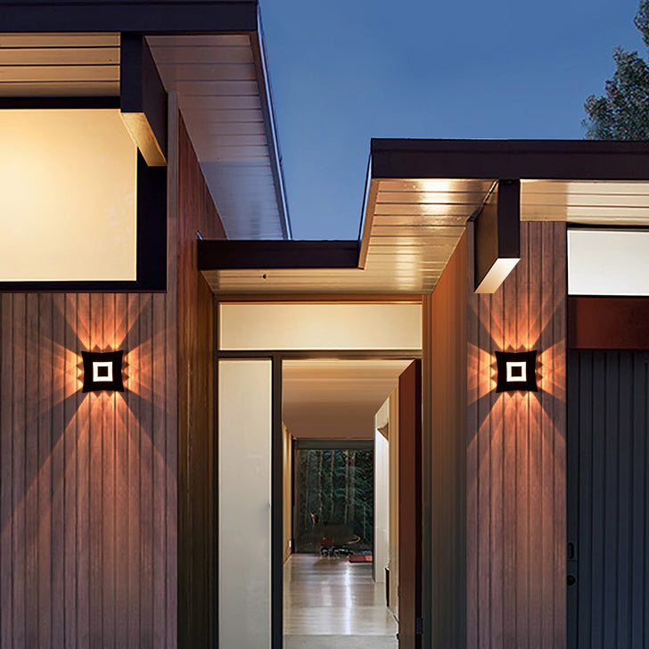 Aluminum Square Garden Outdoor Light