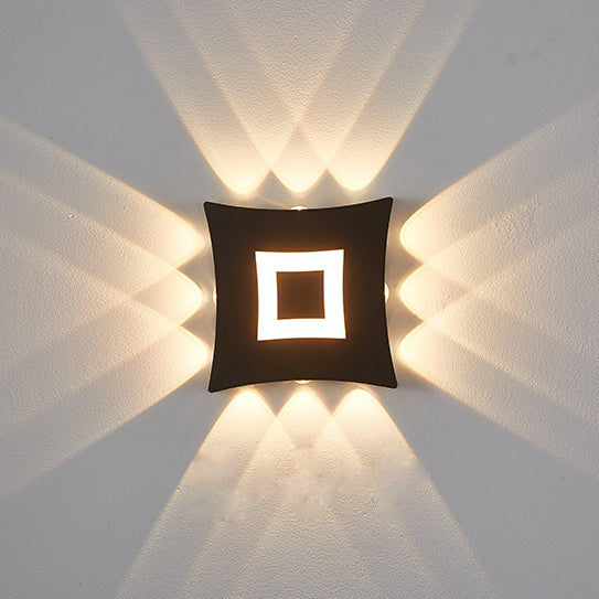 Aluminum Square Garden Outdoor Light