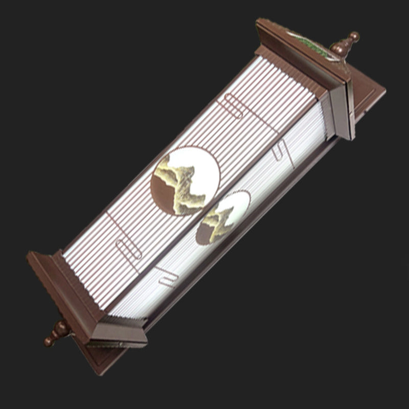 Aluminum Glass Rectangular Garden Outdoor Light