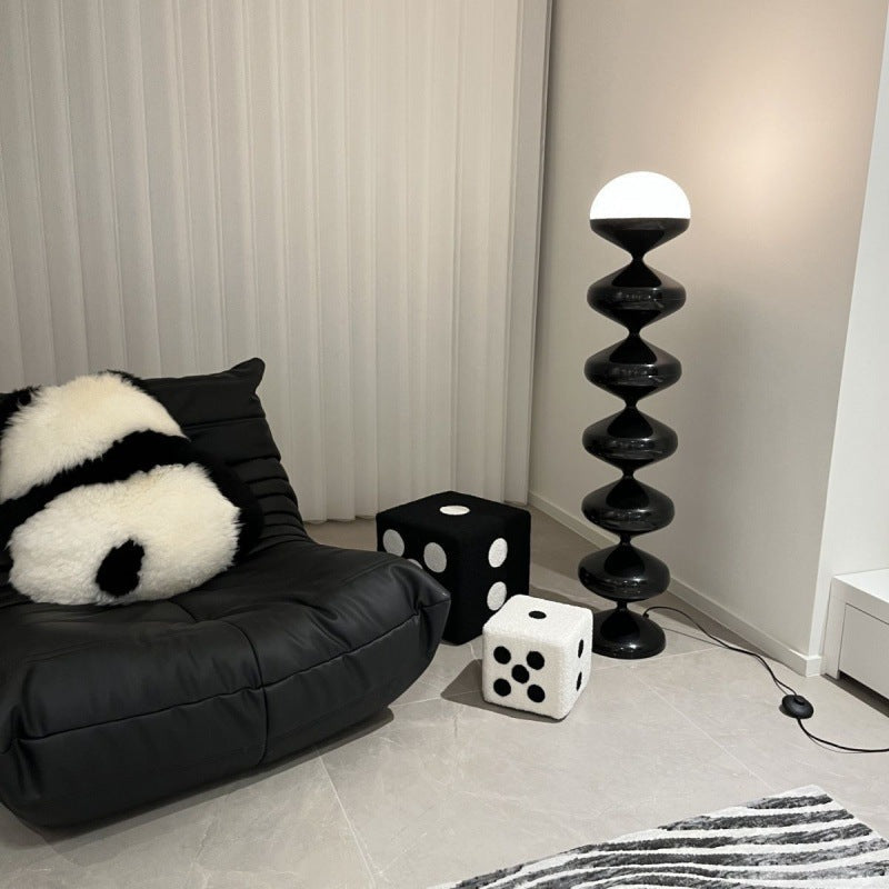 Traditional French Iron Acrylic Floor Lamp
