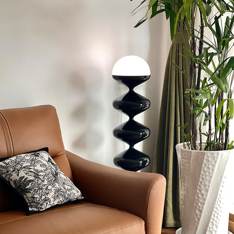 Traditional French Iron Acrylic Floor Lamp