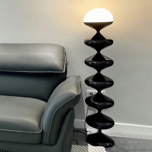 Traditional French Iron Acrylic Floor Lamp