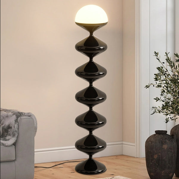 Traditional French Iron Acrylic Floor Lamp