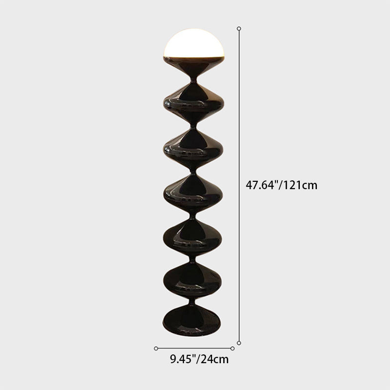 Traditional French Iron Acrylic Floor Lamp