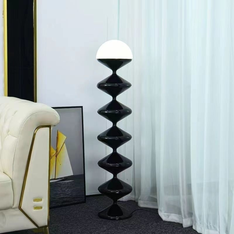 Traditional French Iron Acrylic Floor Lamp