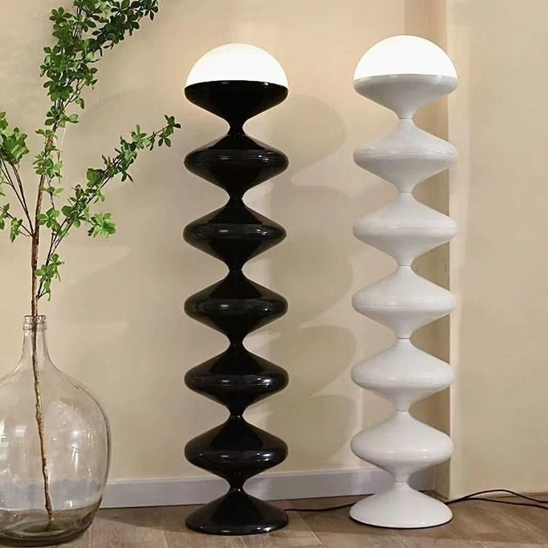 Traditional French Iron Acrylic Floor Lamp