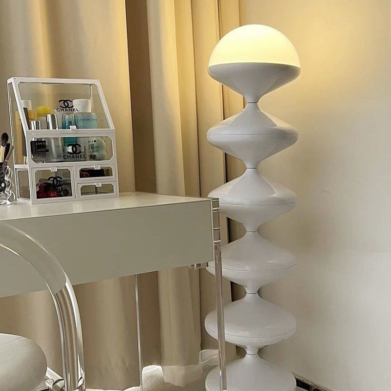 Traditional French Iron Acrylic Floor Lamp
