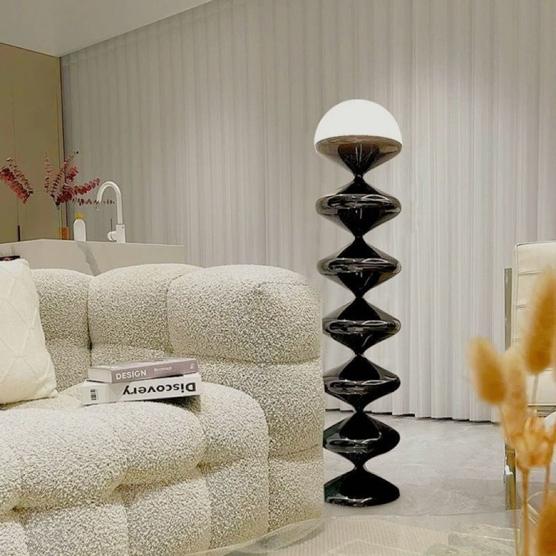 Traditional French Iron Acrylic Floor Lamp