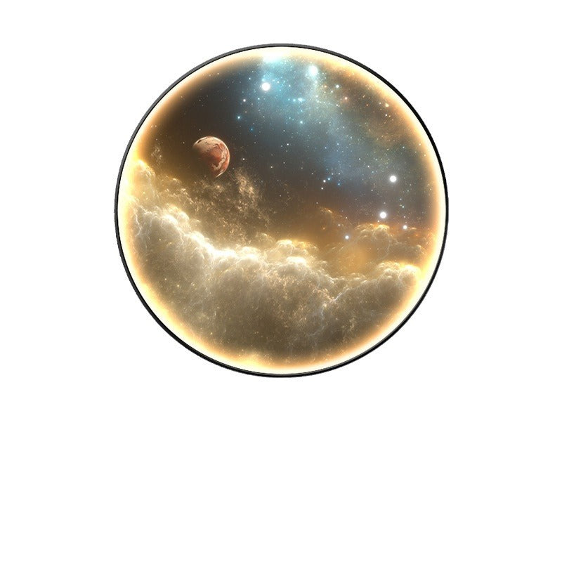 Starry Sky Moon Aluminum Wall Lamp