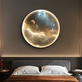 Starry Sky Moon Aluminum Wall Lamp