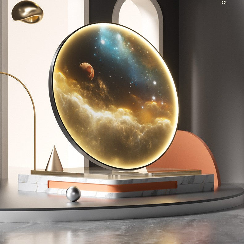 Starry Sky Moon Aluminum Wall Lamp