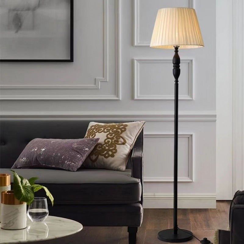 Fabric Cylinder Floor Lamp