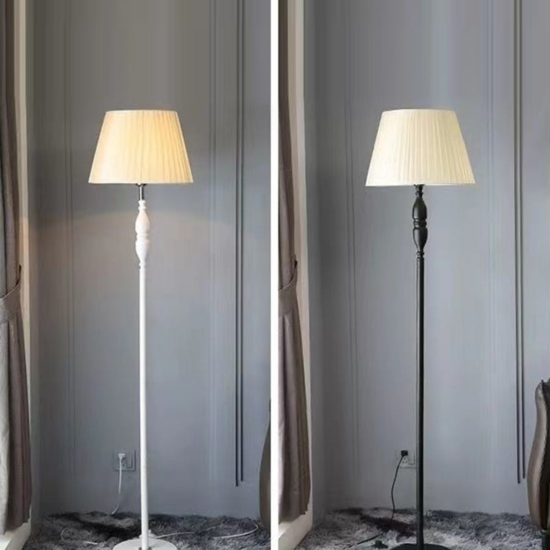 Fabric Cylinder Floor Lamp