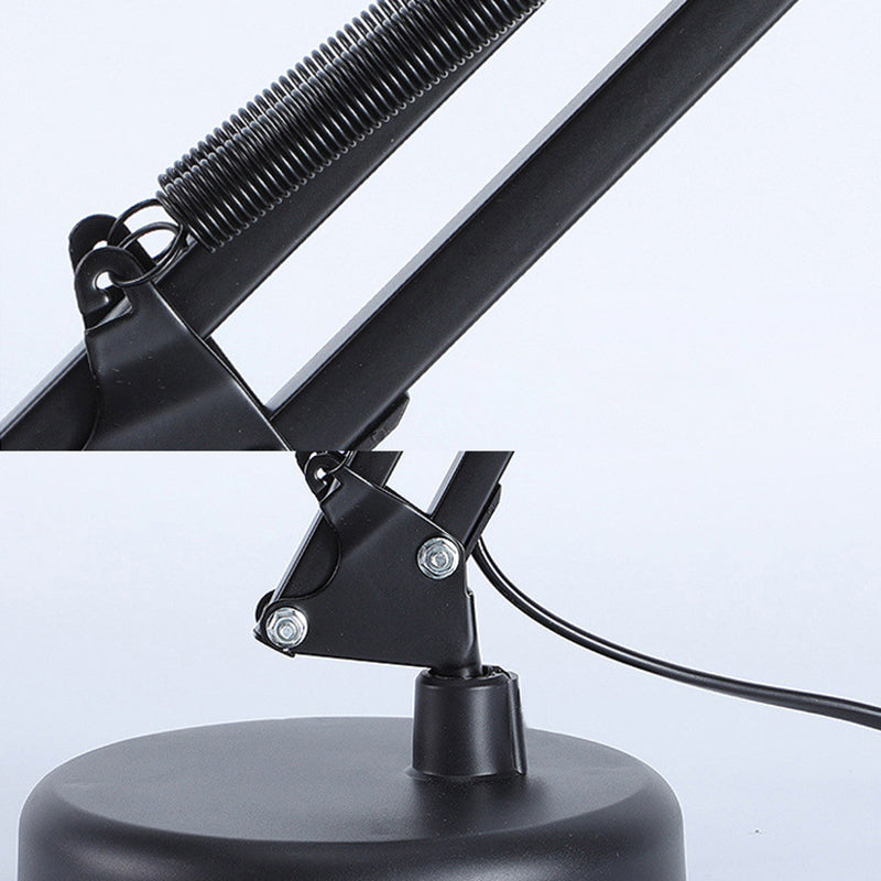 Arm Iron Round Bedroom Table Lamp