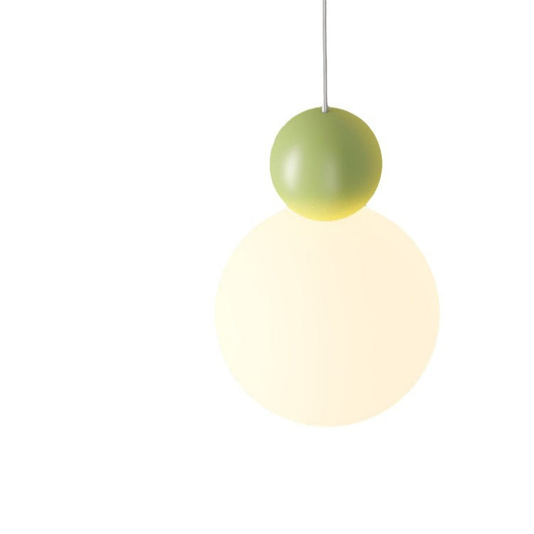 Iron Glass Ball Living Wall Lamp